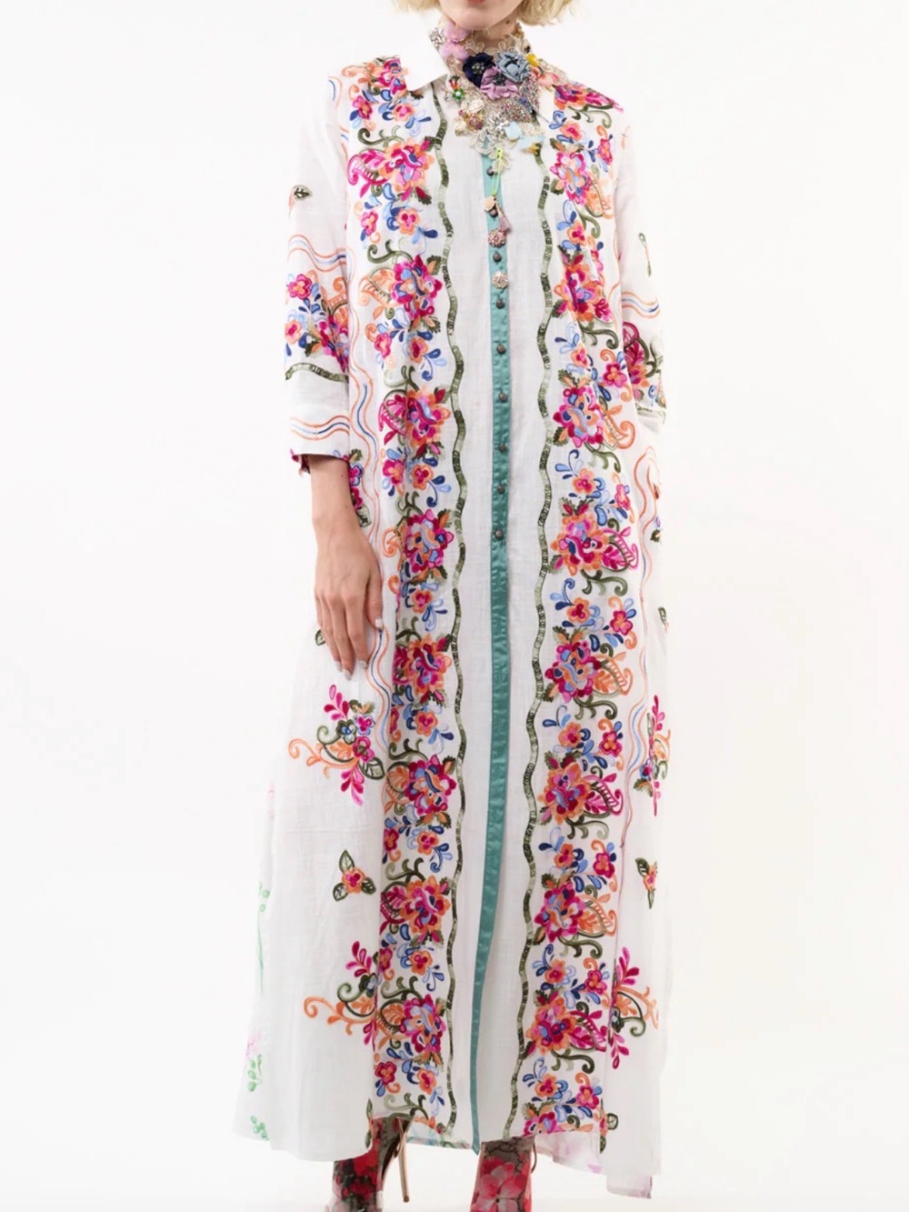 Aratta Silent Journey Beauty Mark Maxi Duster #464